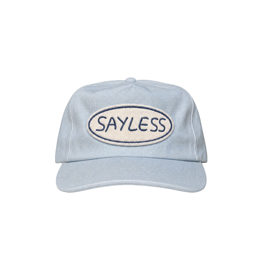 Cap "What if we kiss?" - Sky blue