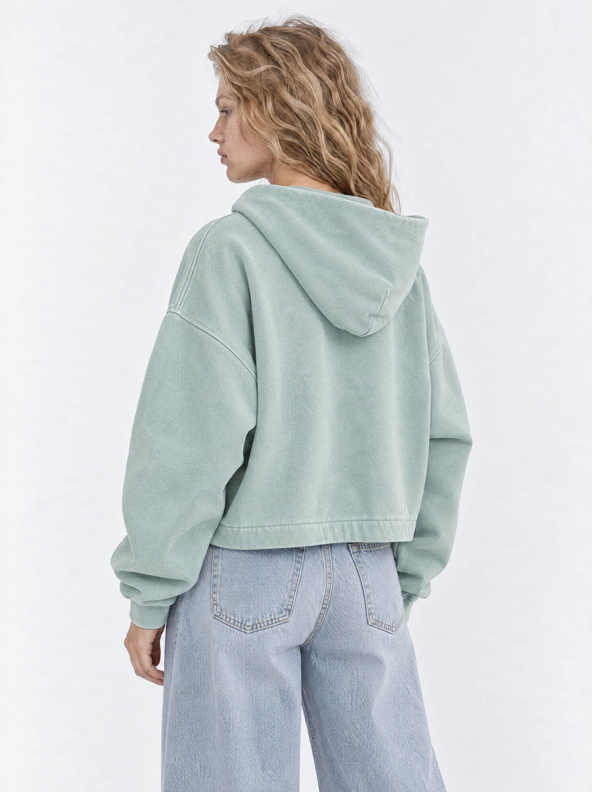 Zipped hoodie"Sometimes you just need a one-way flight" - Pistachio