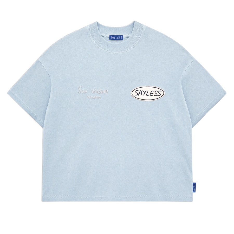 T-shirt "If not now... when?" - Sky blue