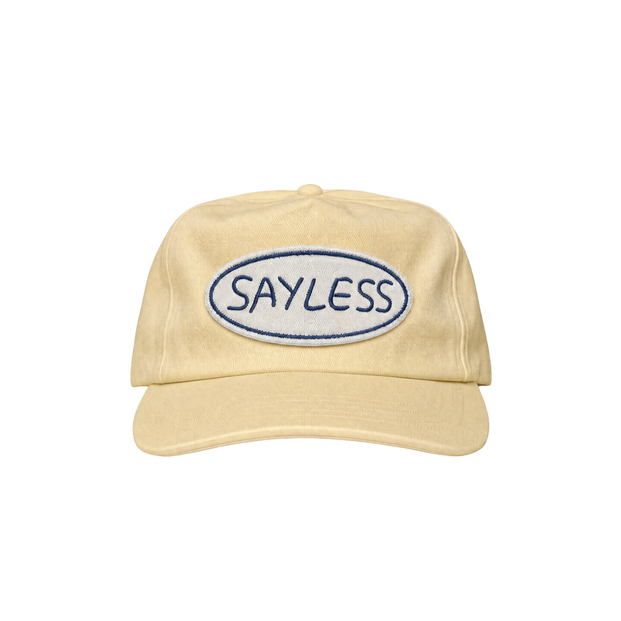 Cap "What if we kiss?" - Pale yellow