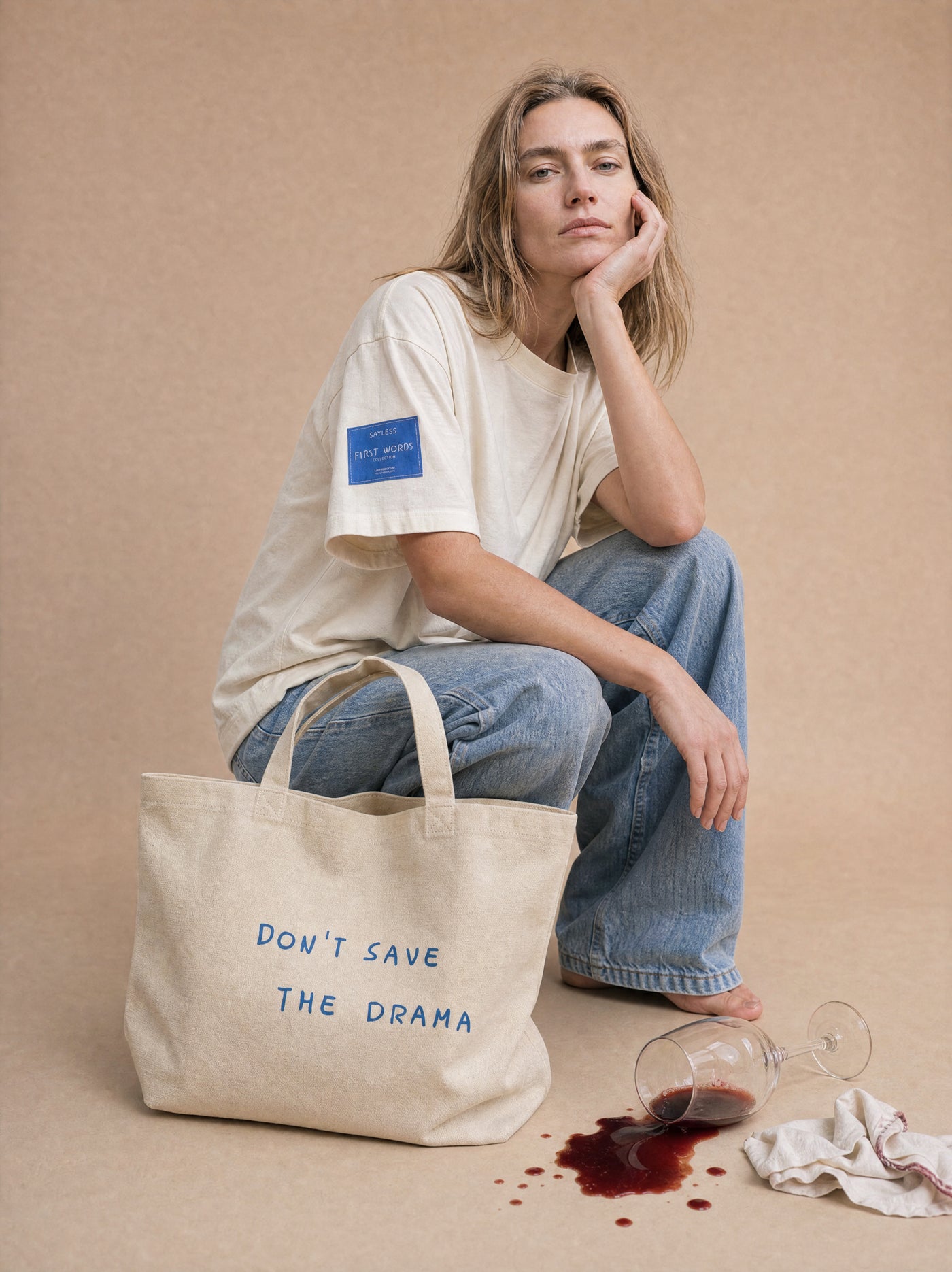 Tote Bag "Don't save the lady"