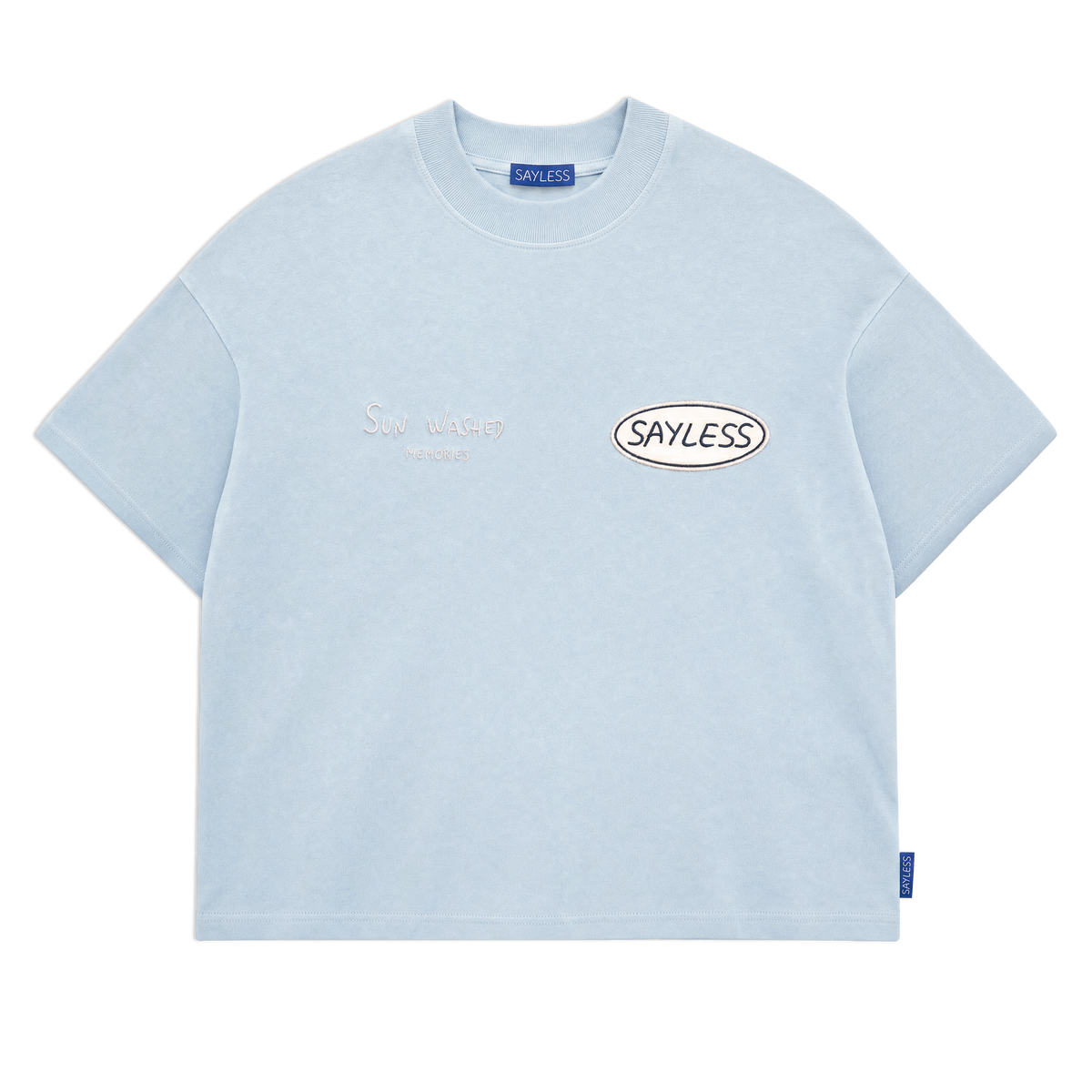 T-shirt "If not now... when?" - Sky blue