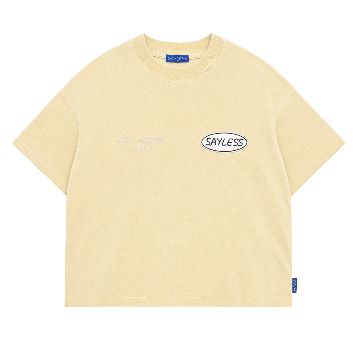 T-shirt "If not now... when?" - Lemon wash