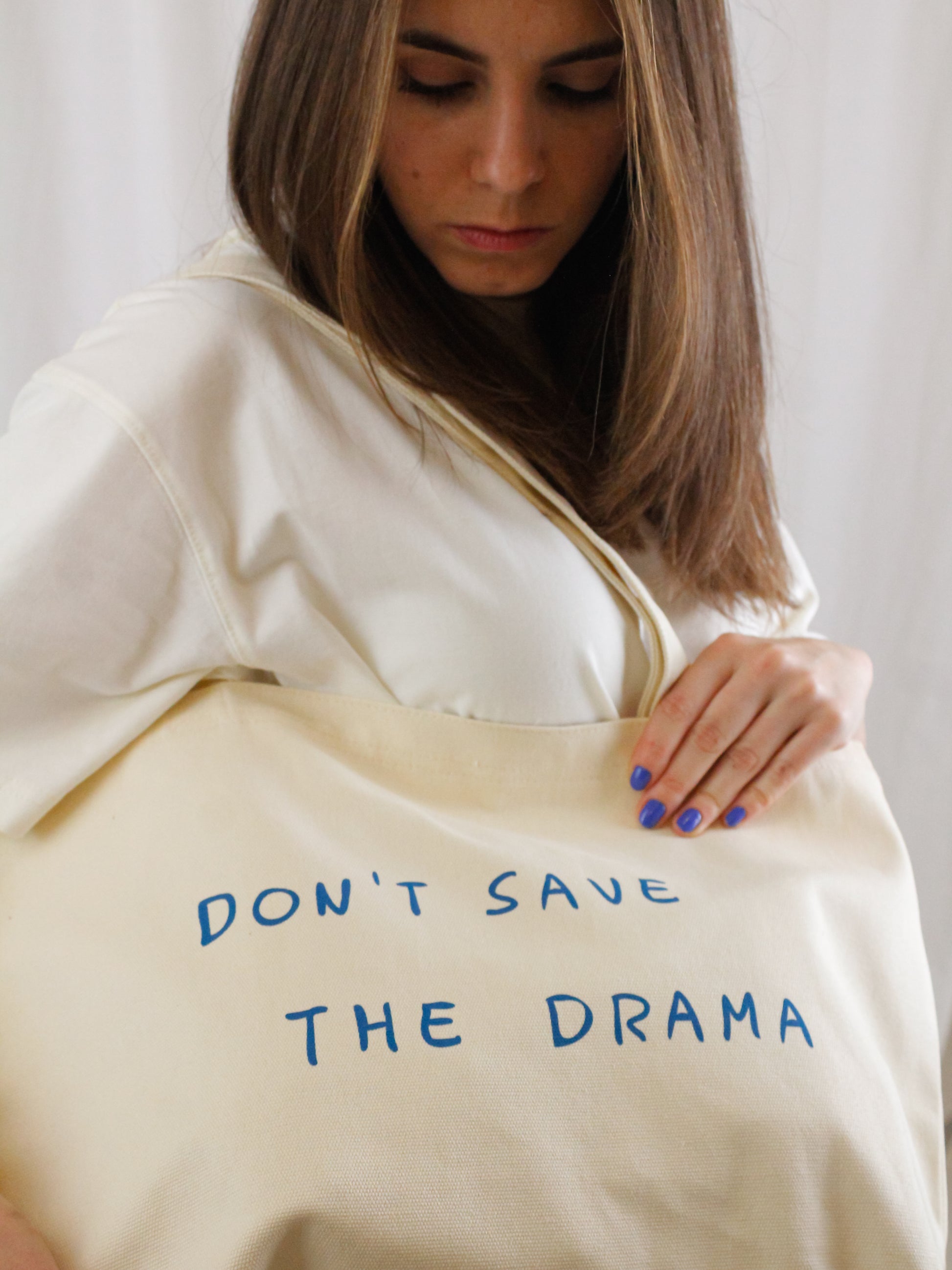 Tote Bag "Don't save the drama"