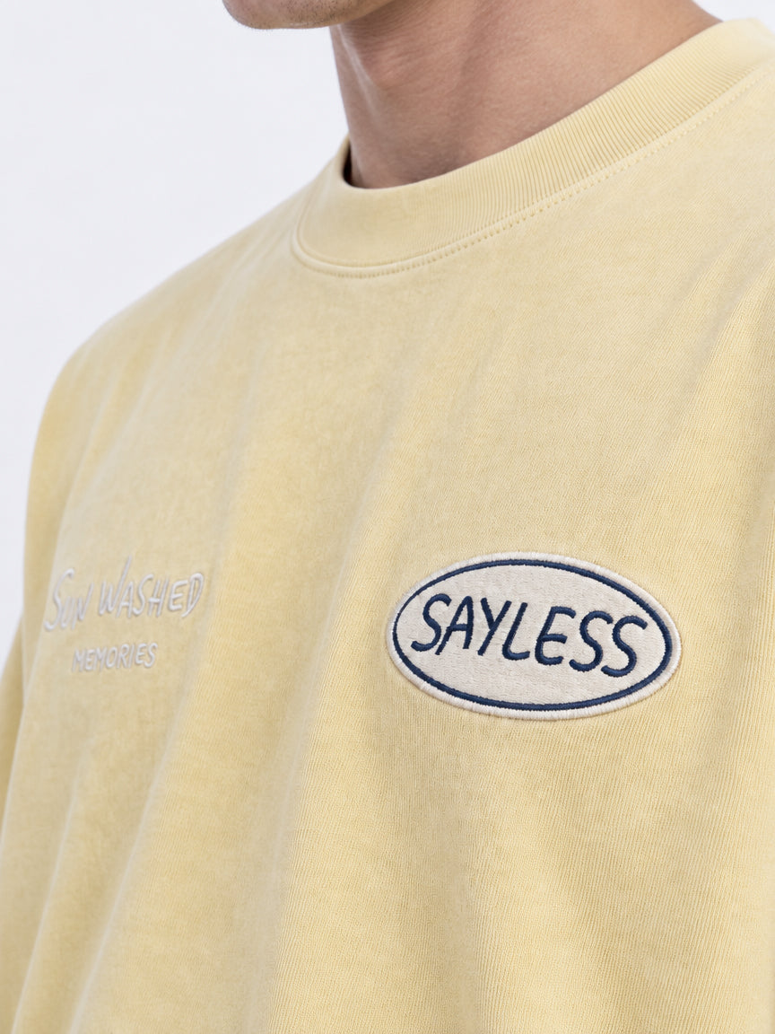 T-shirt "If not now... when?" - Lemon wash