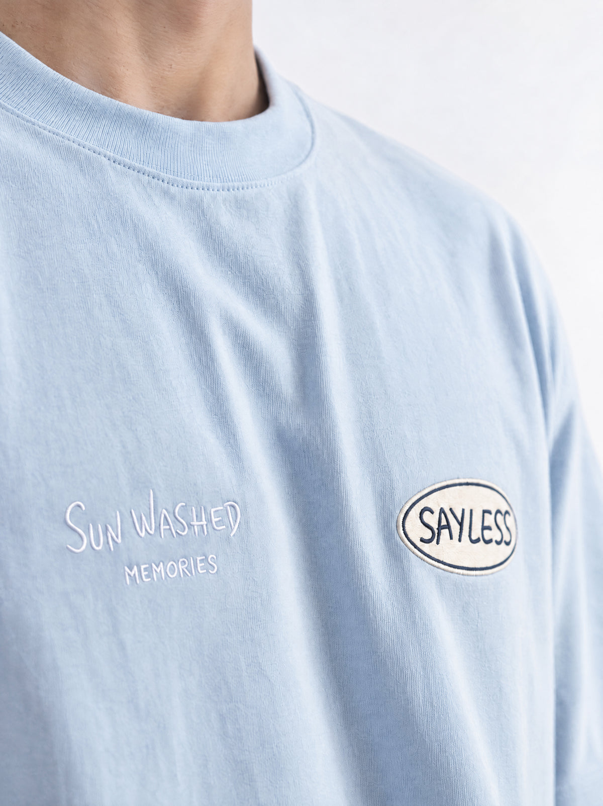 T-shirt "If not now... when?" - Sky blue